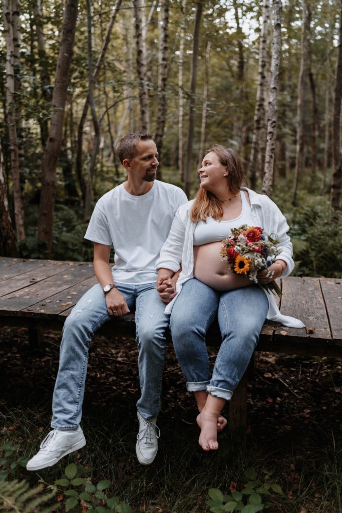 Zwei werdende Eltern